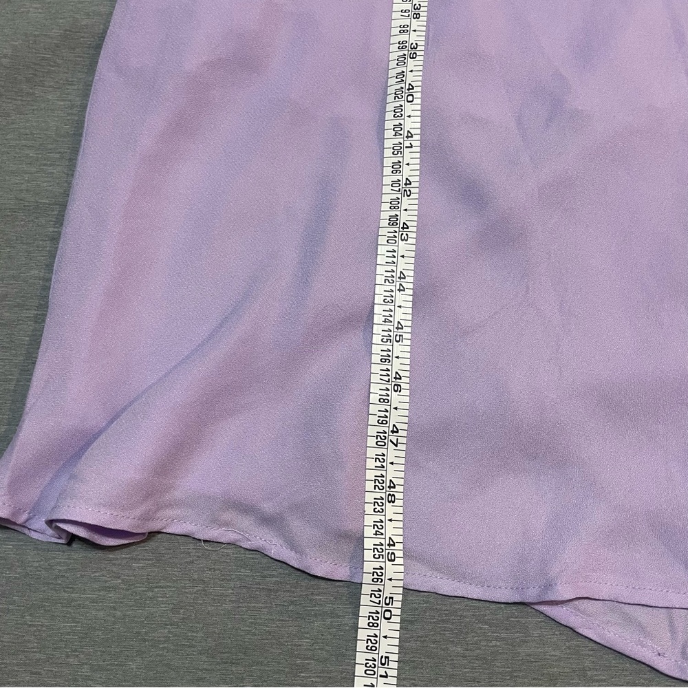 Wild Fable Lilac Lace Slip Midi Dress XXL | Y2K Satin Tie Back Summer Dress - Picture 9 of 14